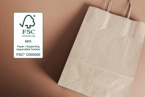 mix label image paper bag